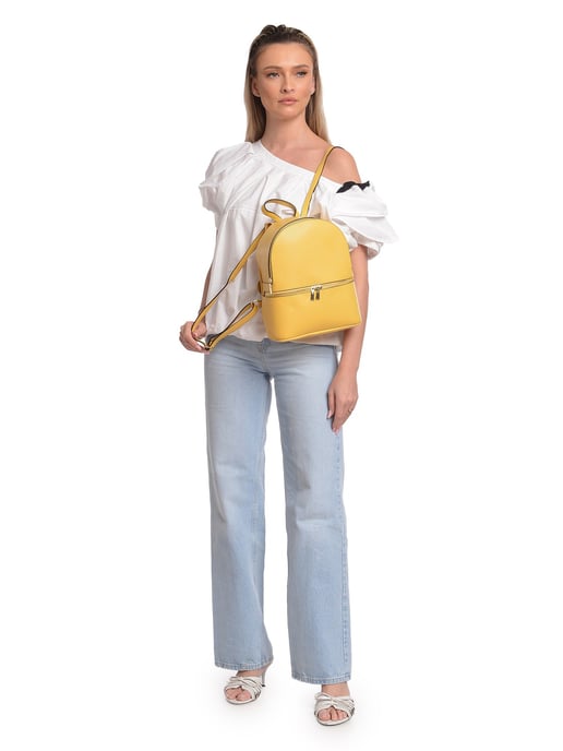 Isabella Rhea Amarillo Bolso de cuero - Image 5