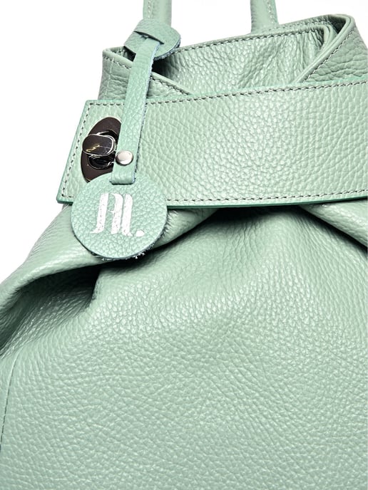 Anna Luchini Verde Bolso de cuero - Image 3