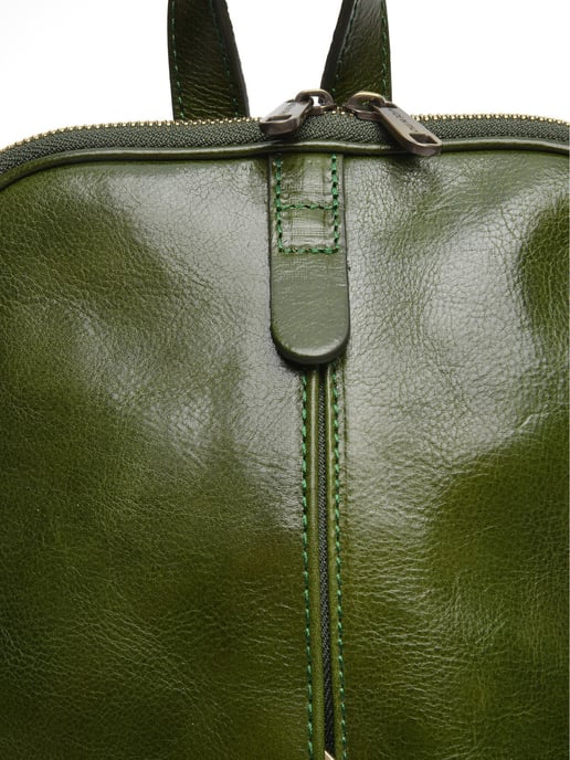 Anna Luchini Verde Bolso de cuero - Image 3