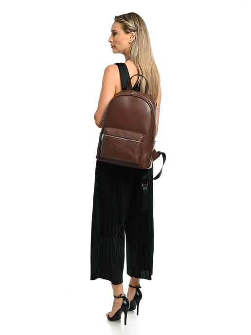 Anna Luchini Chocolate Bolso de cuero - Image 5