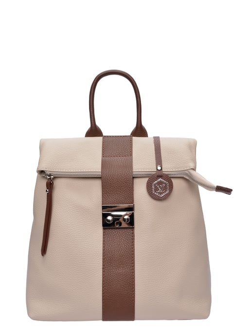 Luisa Vannini Bicolor Bolso de cuero - Image 1