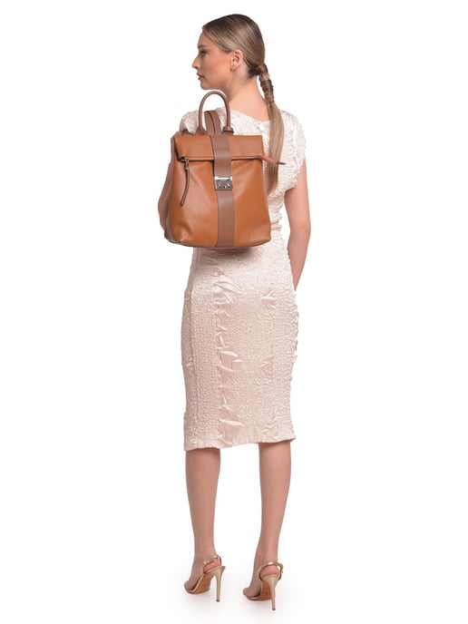 Luisa Vannini Bicolor Bolso de cuero - Image 5