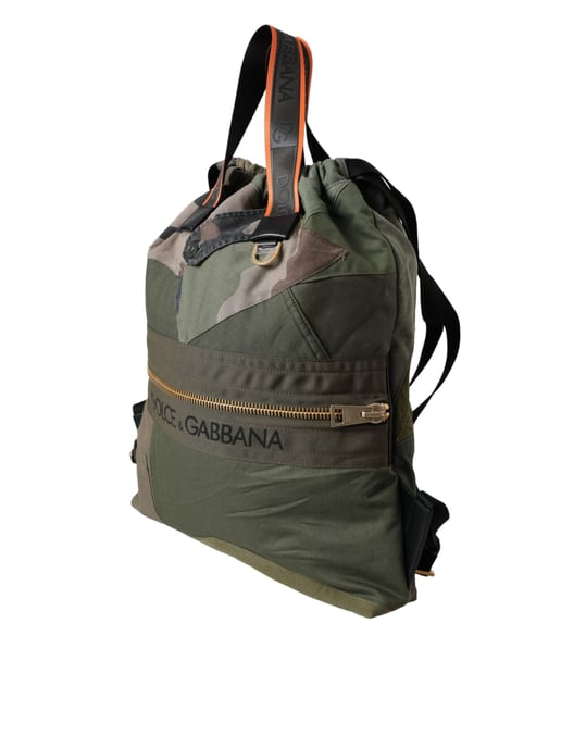 Mochila de Parcheo Verde Militar Dolce & Gabbana - Image 3