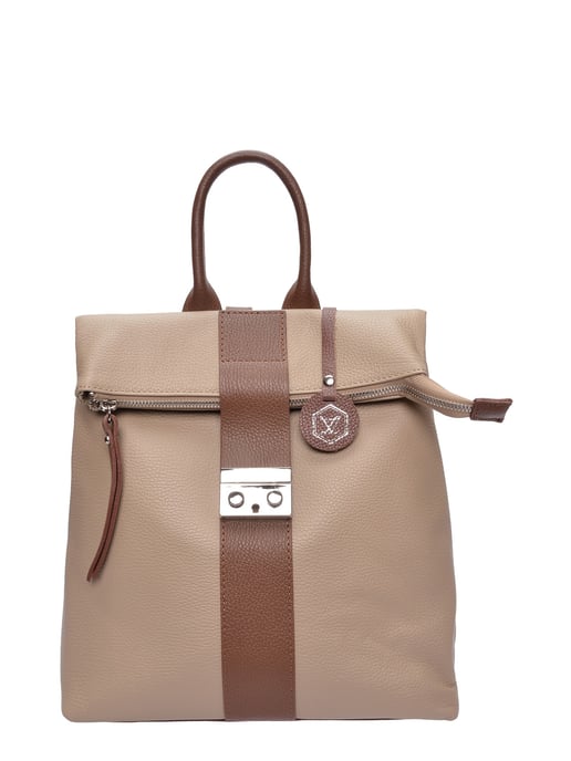 Luisa Vannini Bicolor Bolso de cuero - Image 1