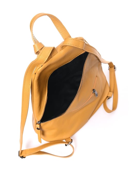 Luisa Vannini Mostaza Bolso de cuero - Image 3