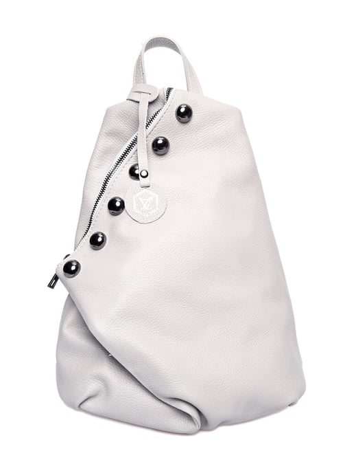 Luisa Vannini Grey Bolso de cuero - Image 1
