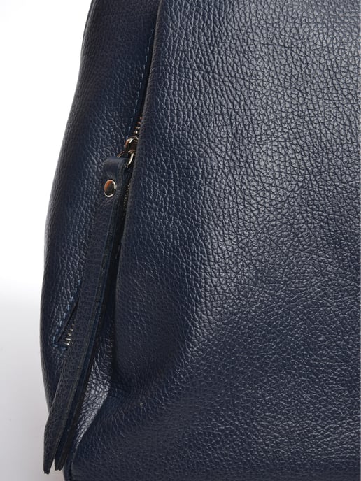 Anna Luchini Azul Bolso de cuero - Image 3