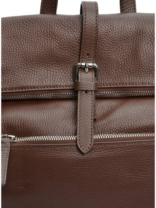 Anna Luchini Chocolate Bolso de cuero - Image 3