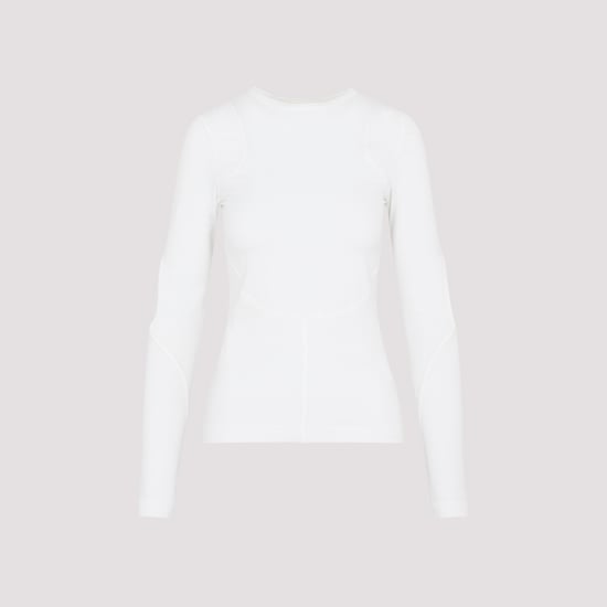 Top de Nylon Blanco Elástico - Image 1