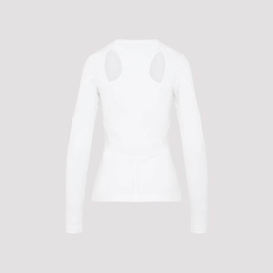 Top de Nylon Blanco Elástico - Image 2