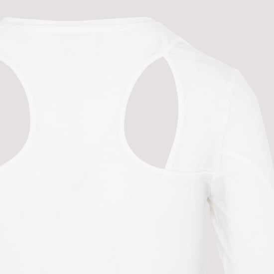 Top de Nylon Blanco Elástico - Image 3