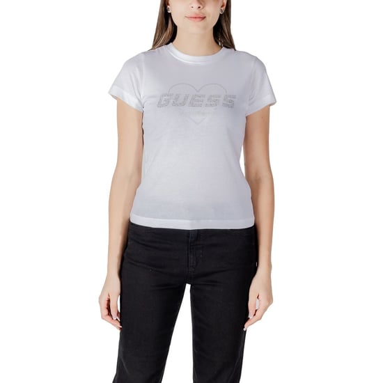 Camiseta de algodón blanca Guess Active - Image 1