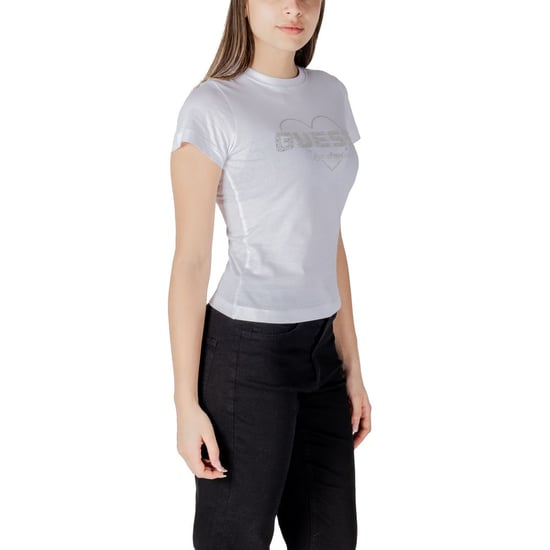 Camiseta de algodón blanca Guess Active - Image 3