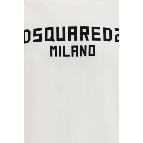 Camiseta de Algodón Blanca Dsquared² - Image 3