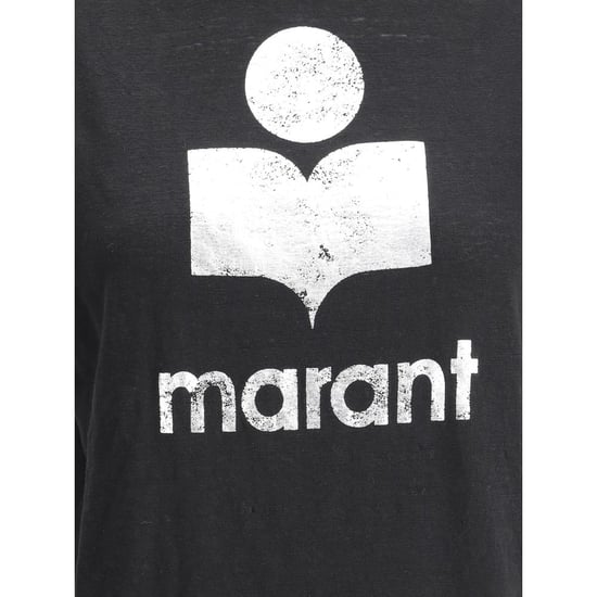 Camiseta de Lino Negra Marant Etoile - Image 3