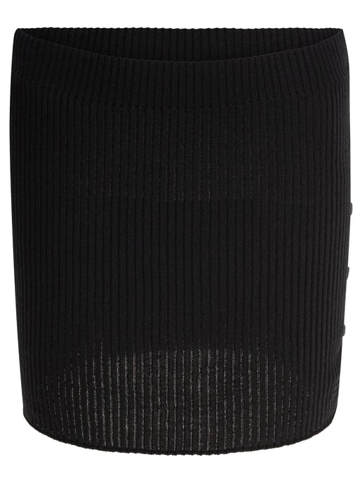 Falda de Lana Merina Negra - Image 1