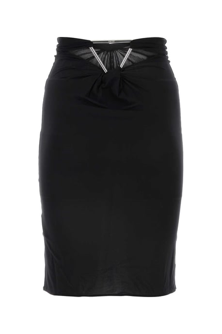 Falda Triángulo de Náilon Negro Elástico - Image 2