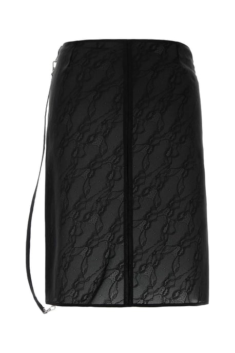 Falda de mezcla de nylon elástico negra - Image 2