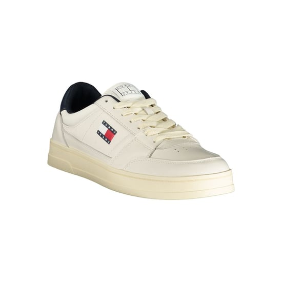Zapatillas de Hombre de Cuero Blanco Tommy Hilfiger - Image 2