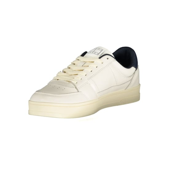 Zapatillas de Hombre de Cuero Blanco Tommy Hilfiger - Image 3