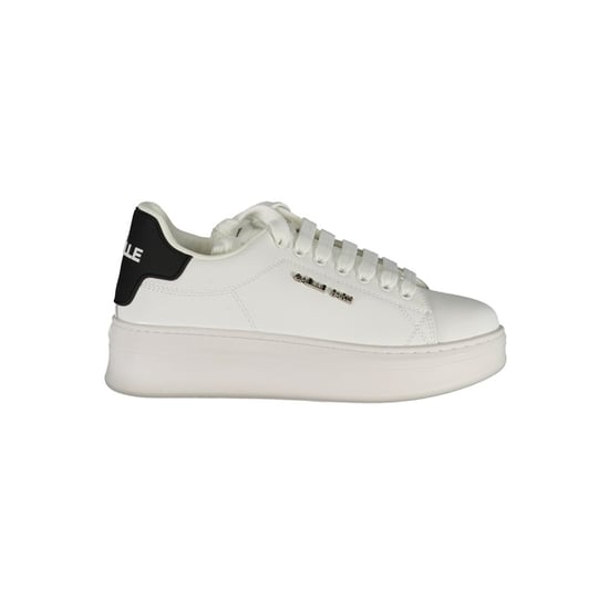Gaelle Paris Bianco Poliuretano Zapatilla para Mujer - Image 1