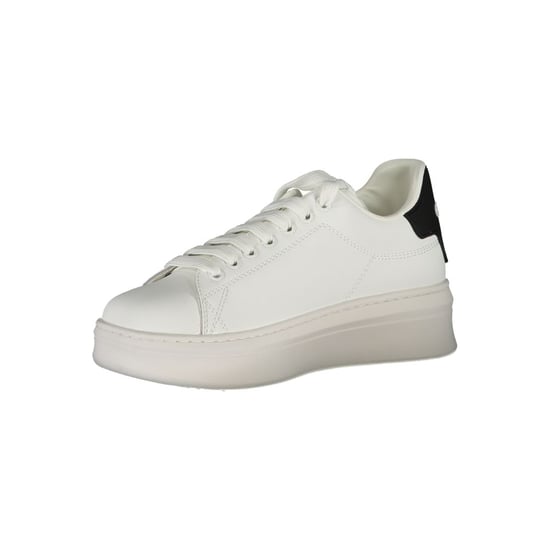 Gaelle Paris Bianco Poliuretano Zapatilla para Mujer - Image 3
