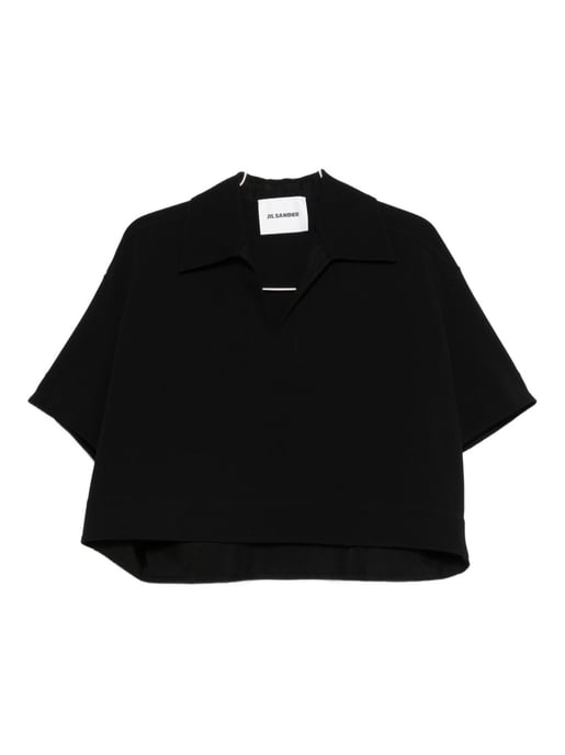 Camiseta de viscosa negra - Image 3
