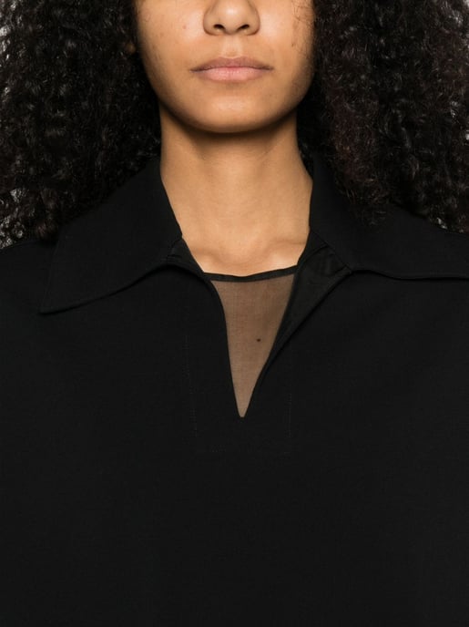 Camiseta de viscosa negra - Image 5