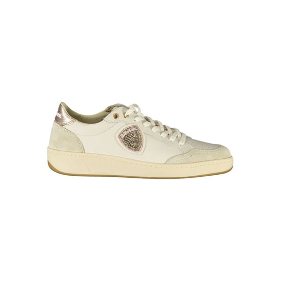 Zapatilla de mujer blanca de cuero Blauer - Image 1