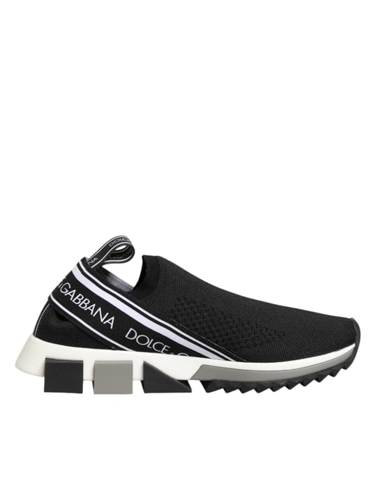 Zapatillas bajas sin cordones Sorrento negras de Dolce & Gabbana - Image 1