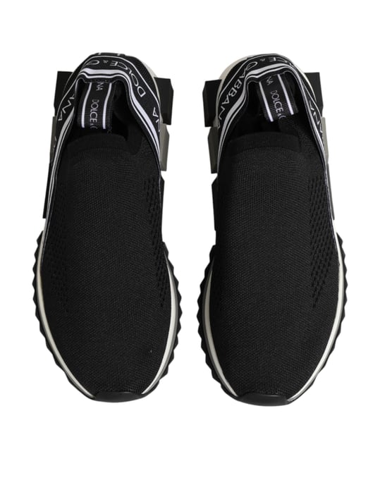 Zapatillas bajas sin cordones Sorrento negras de Dolce & Gabbana - Image 4
