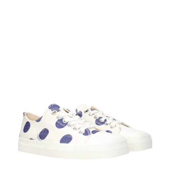 Zapatillas bajas de tela blanca Moschino - Image 2