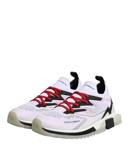 Zapatillas deportivas elásticas blancas SORRENTO de Dolce & Gabbana - Image 4