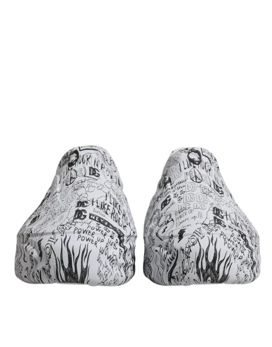 Zapatillas Daymaster Graffiti Blanca y Negra de Dolce & Gabbana - Image 2
