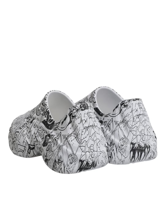 Zapatillas Daymaster Graffiti Blanca y Negra de Dolce & Gabbana - Image 5