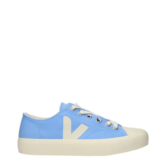 Zapatillas bajas de tela azul claro Veja - Image 1