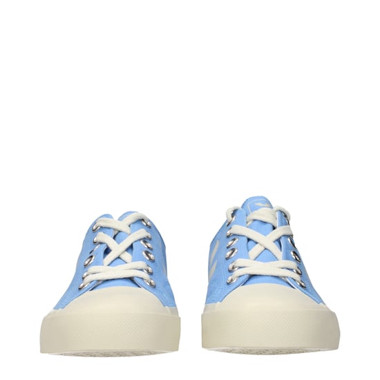 Zapatillas bajas de tela azul claro Veja - Image 3