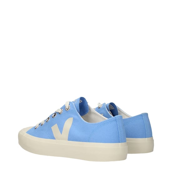 Zapatillas bajas de tela azul claro Veja - Image 4