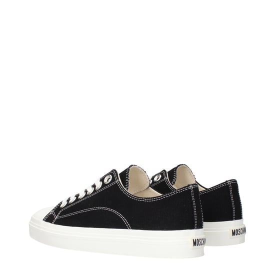 Zapatillas bajas de tela negras Moschino - Image 4