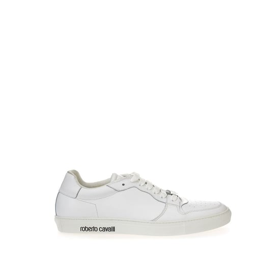 Zapatillas bajas de cuero blanco Roberto Cavalli - Image 1