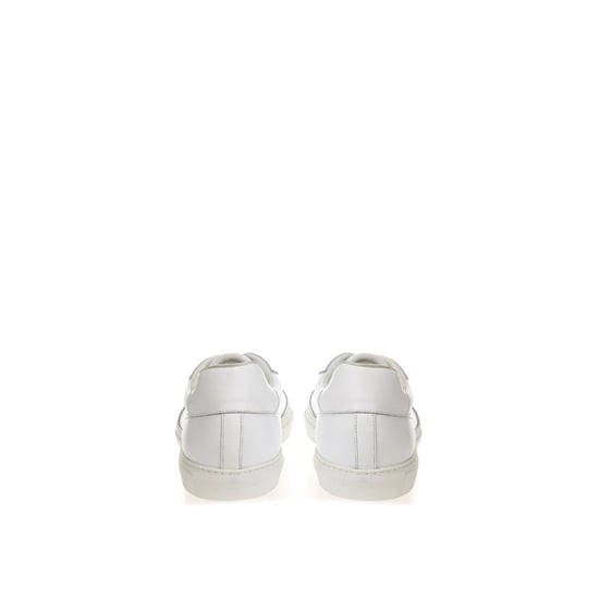 Zapatillas bajas de cuero blanco Roberto Cavalli - Image 4