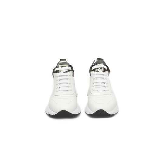 Cerruti 1881 Zapatilla de Cuero de Vaca Blanca - Image 2