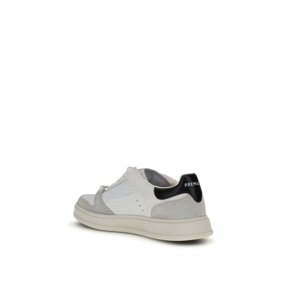 Zapatillas bajas de piel de ternera blanca Bos Taurus de Premiata - Image 3