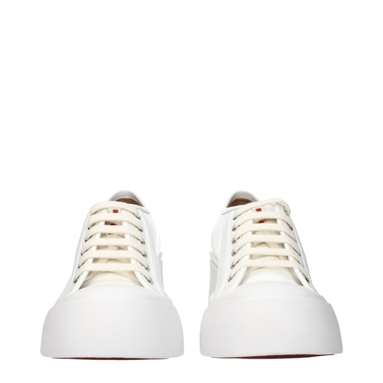 Zapatillas de Plataforma de Cuero Blanco Marni - Image 3