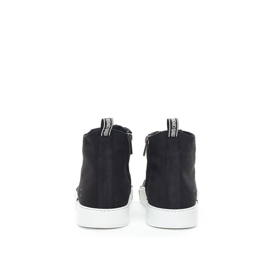 Zapatillas altas de piel de ante negro Roberto Cavalli - Image 4