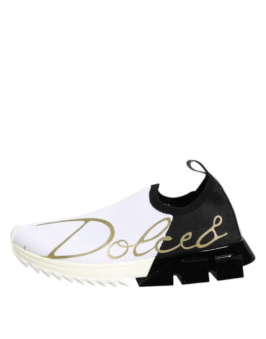 Zapatillas Sorrento Baja Blancas y Negras de Dolce & Gabbana - Image 2