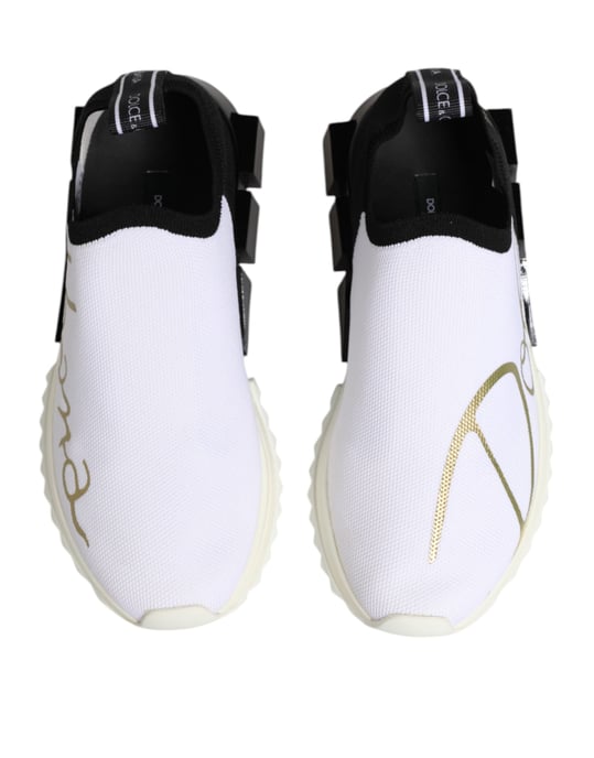 Zapatillas Sorrento Baja Blancas y Negras de Dolce & Gabbana - Image 4