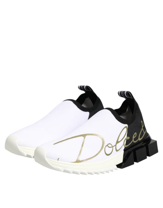 Zapatillas Sorrento Baja Blancas y Negras de Dolce & Gabbana - Image 5