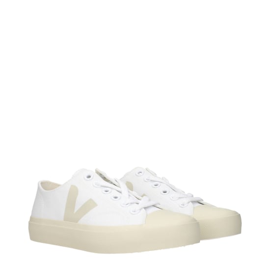 Zapatillas bajas de tela blancas Veja - Image 2