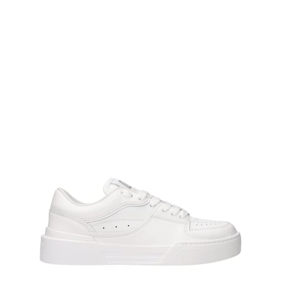 Zapatillas bajas de cuero blanco Dolce & Gabbana - Image 1